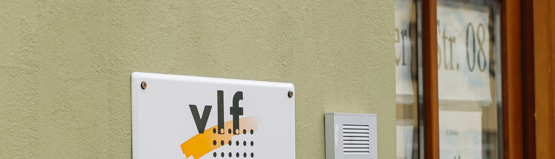 Eingang zu VLF-Büro in Angermünde