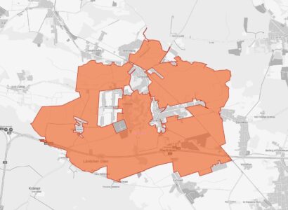Verfahrensgebiet Vehlefanz - Geoportal