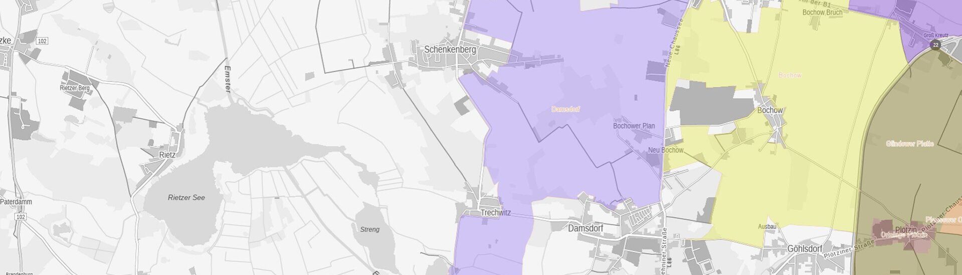 Verfahrensgebiet Damsdorf