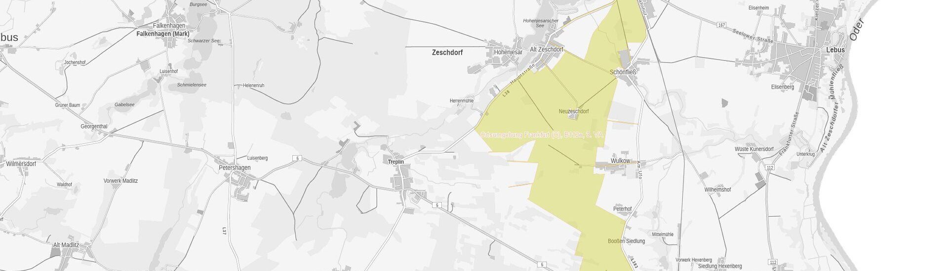 Verfahrensgebiet Frankfurt (Oder), B112n, 3. VA