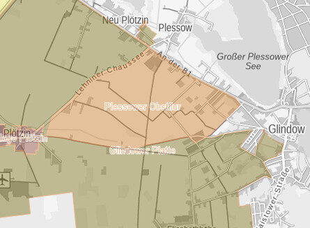 Verfahrensgebiet Plessower Obstflur