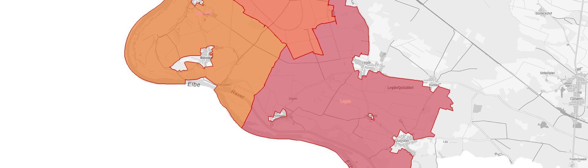 Verfahrensgebiet Legde