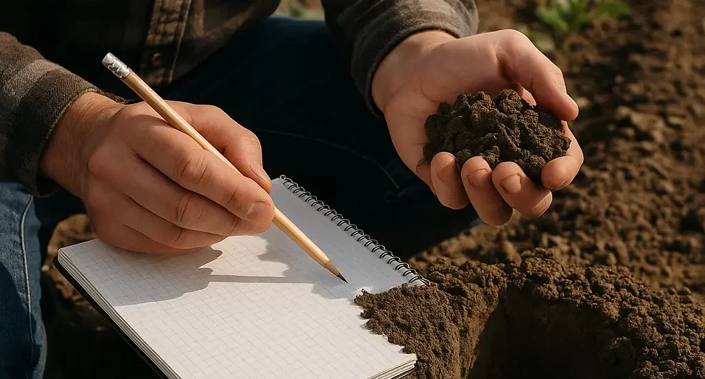 Bodenschätzer bei der Arbeit (KI generiert)
