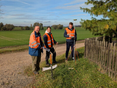 Herr Stephan (LELF B3), Herr Marmai und Herr Domrös (Referendare)